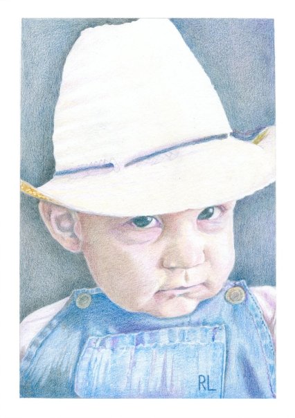 Elliott the Kid - colored pencil